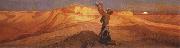 Elihu Vedder Prayer for Death in the Desert. France oil painting artist